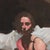 Figurative All Roads Lead Home by Michael Carson | Oil on Panel Woman sitting on a bed with soft bedding. For Sale - Image 3 of 5