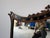 Vintage Palm Beach Chinoiserie Pagoda Overmantel Wall Mirror With Gilt & Black Lacquer Frame Description For Sale - Image 10 of 13