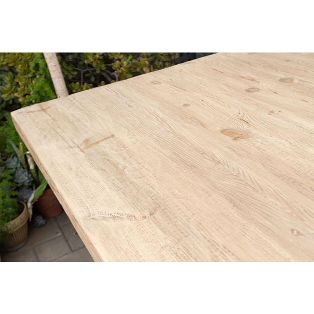 Tan The Bearn, Monumental 10ft Long Double Pedestal Dining Table For Sale - Image 8 of 14