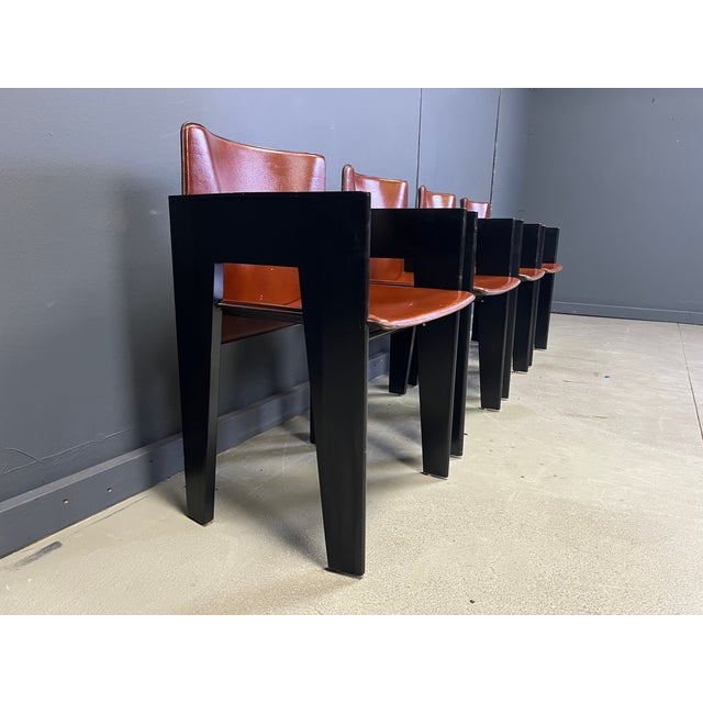 Vintage Armchairs by Arnold Merckx for Arco, 1980s, Set of 4 For Sale - Image 10 of 15