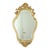 Gold French Gold Leaf Gilded Crested Mirror, 1950s For Sale - Image 8 of 15