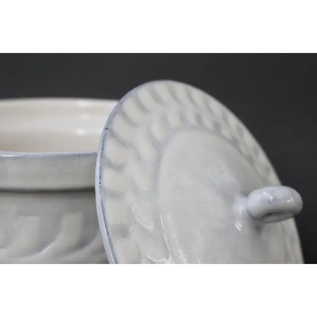 Ceramic Vintage French Ceramic Tureen by Roger Capron, 1960s For Sale - Image 7 of 12