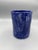 1996 Signed Studio Pottery Cobalt Blue Religious Symbolic Vessel For Sale - Image 4 of 7