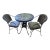 Mid 20th Century Custom Patio Set, 3 Pieces For Sale