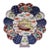 Vintage Japanese Hand-Painted Imari-Style Porcelain Plate With Ship Scene, Signed For Sale