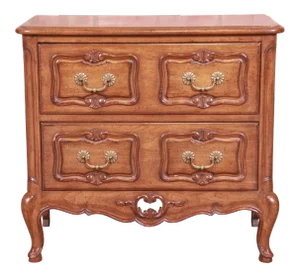 Auffray & Co. French Provincial Louis XV Carved Walnut Chest of Drawers