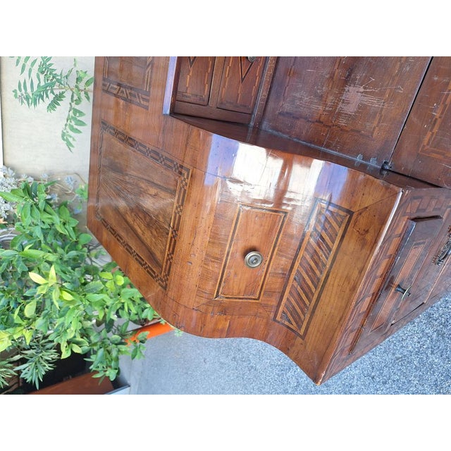 Secretaire with Flap by Lorenzo Lorenzi, 1830 For Sale - Image 13 of 16