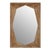 Marquise Natural Wood Mirror For Sale