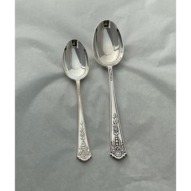 1980s 1980s Silver Dessert Spoon, Royal York For Sale - Image 5 of 14