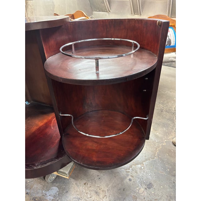 Brown French Vanity Circa 1930's For Sale - Image 8 of 9
