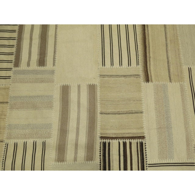 Late 20th Century Large Room Size Modern Turkish Kilim - 10'7" x 14'4" For Sale - Image 4 of 18