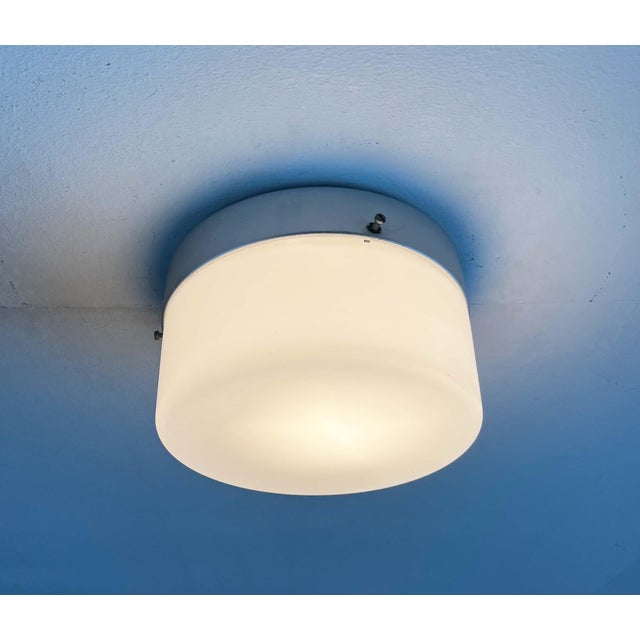 1960s Mid-Century Modern Minimalist Flush Mount from SLO Sähköliikkeiden Oy Finland, 1960s For Sale - Image 5 of 17