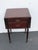 This beautiful Side Table Nightstand made of wood, solid wood, mahogany, and veneer. The Nightstand was made by Potthast...