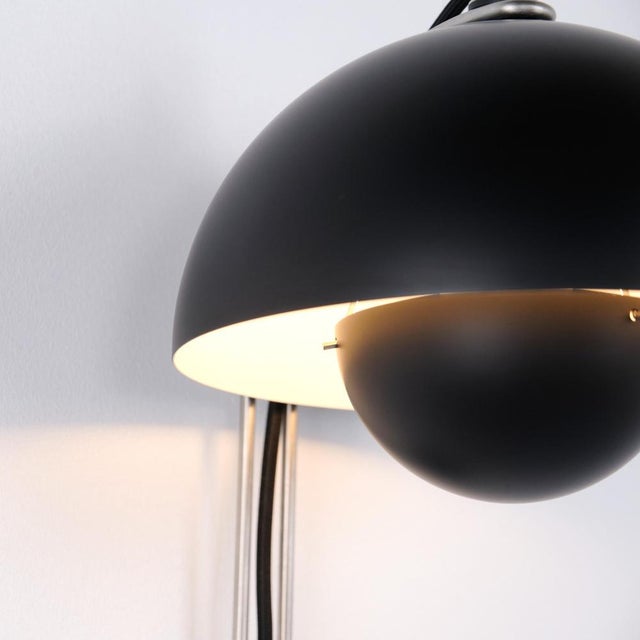 Flowerpot VP8 Wall Lamp in Black by Verner Panton for &Tradition For Sale - Image 10 of 11