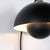 Flowerpot VP8 Wall Lamp in Black by Verner Panton for &Tradition For Sale - Image 10 of 11