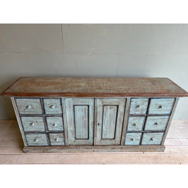 Early 20th Century Italian Painted Multi Drawer, Sideboard Credenza For Sale - Image 5 of 11