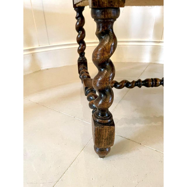 Wood Large Victorian Carved Oak Armchair, 1860s For Sale - Image 7 of 16