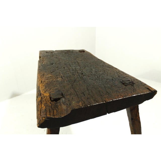 Wood 19th Century Primitive Worktable For Sale - Image 7 of 18
