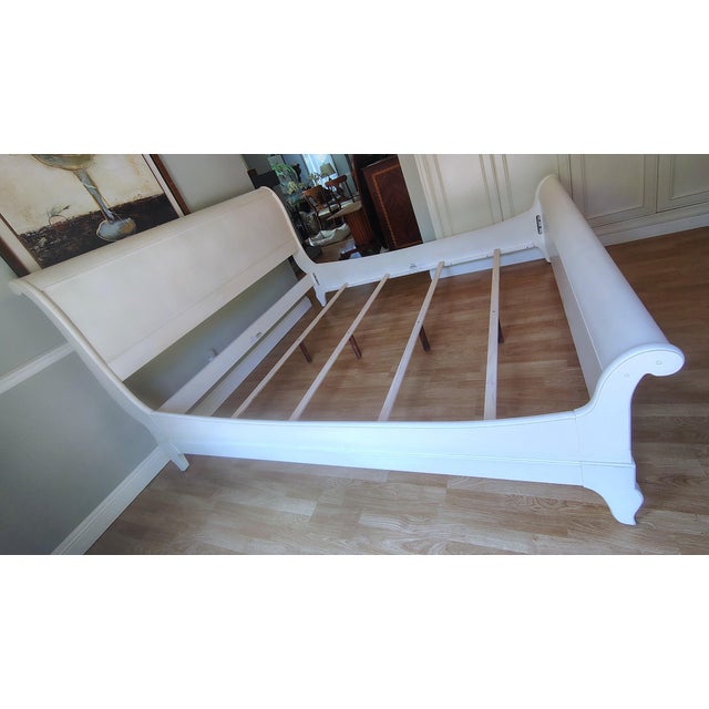 Ethan Allen King Sleigh Bed For Sale - Image 14 of 17