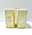 Ceramic Pair of Vintage Yellow Ceramic Planters – Mid Century Modern Fluted Rectangular Cachepots For Sale - Image 7 of 7