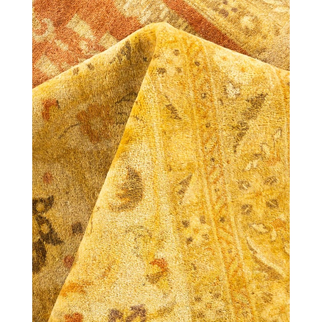 Textile Mogul, One-of-a-Kind Hand-Knotted Area Rug - Brown, 12' 3" x 15' 2" For Sale - Image 7 of 8