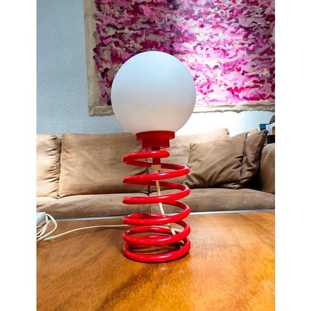 Table lamp Ingo Maurer Francia 1970. The globe is NOT original Perfect condition European Plug (up to 250V).The wiring of...
