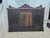 Antique 1890s Tiger Oak Over Mantel With Bowed Glass Cabinet & Beveled Mirrors For Sale - Image 17 of 17