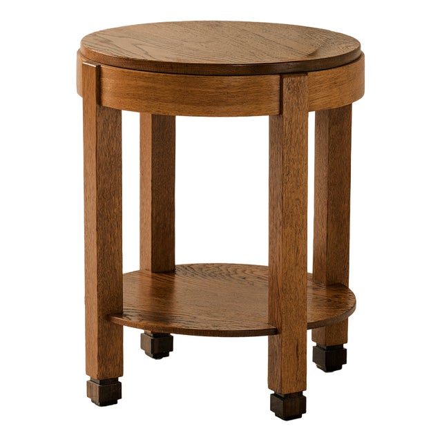 Dutch Amsterdamse School Side Table, 1930s For Sale