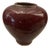 Vintage Chinese Flambe Glazed Ginger Jar Oxblood Sang De Boeuf Stoneware Squat Vase For Sale