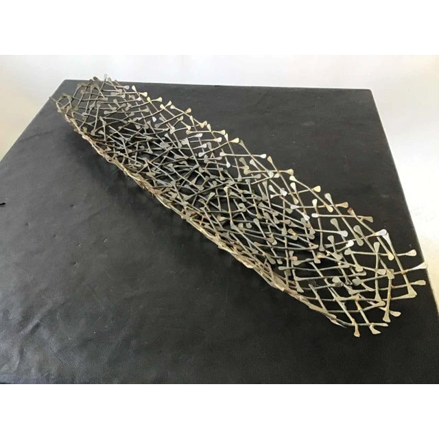 1980s basket from individual pieces of iron