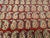 Vintage Persian Malayer Area Rug, Allover Paisley Pattern, Red & Navy, 3’ X 3’ For Sale - Image 4 of 7