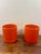 Gainey Pottery 1960s Gainey Ceramics Ac-8 Orange Architectural Planters - Pair For Sale - Image 4 of 10
