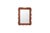Oak Mirror with Scalloped Edge, 1970s For Sale - Image 4 of 4