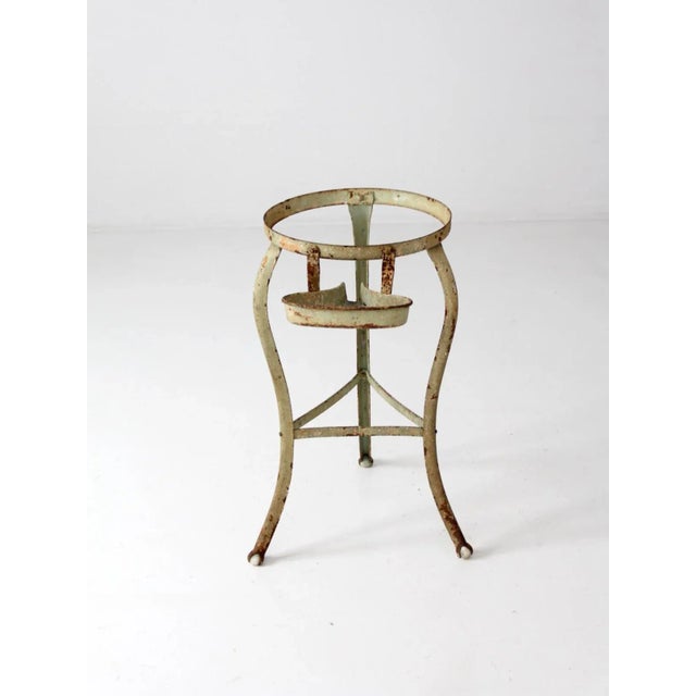 Antique Claw Foot Iron Stand For Sale - Image 4 of 13