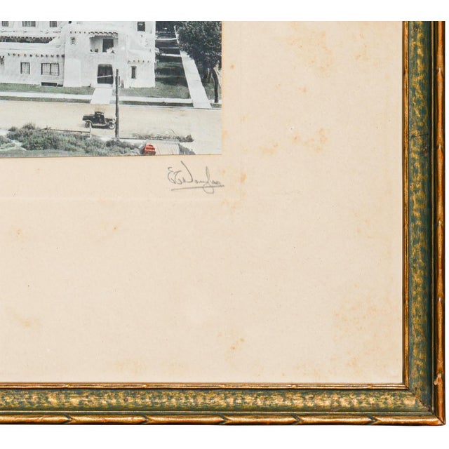 Photography Early Historical Colored Architectural Photograph of New Mexico Museum of Art, 20th Century For Sale - Image 7 of 9