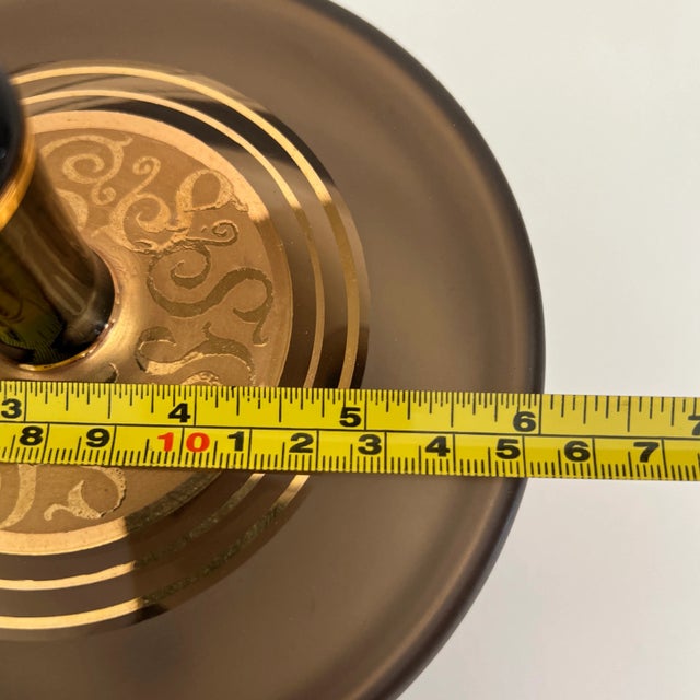 Vintage Lipper & Mann Glass Candy Dish With Lid For Sale - Image 10 of 13