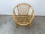 White Vintage Rattan Corbeille Armchair, 1970 For Sale - Image 8 of 13