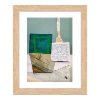 "Pop Music 12" Original Mixed-Media Collage on Paper by Zac Woodiel For Sale