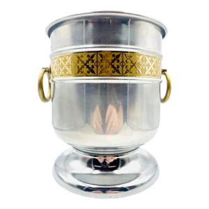 Vintage Kromex Golden & Silver Tone Champagne Bucket/Chiller