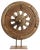 Wooden Wheel on Metal Stand, 1850s For Sale