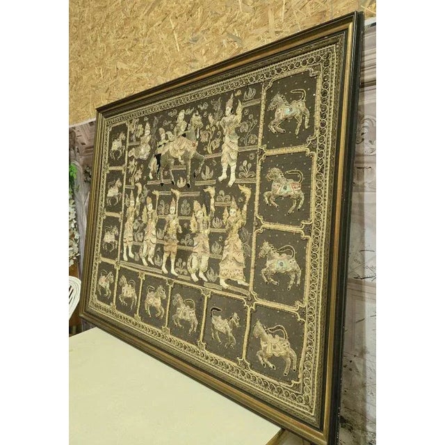 Large Gold Thread Embroidery For Sale - Image 9 of 10