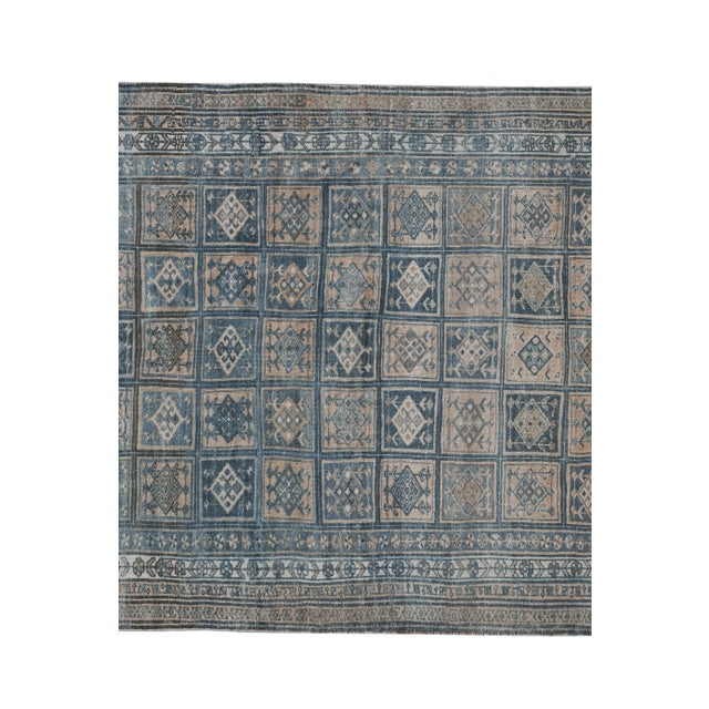 Distressed Low Pile Caucasian Rug For Sale In Philadelphia - Image 6 of 13