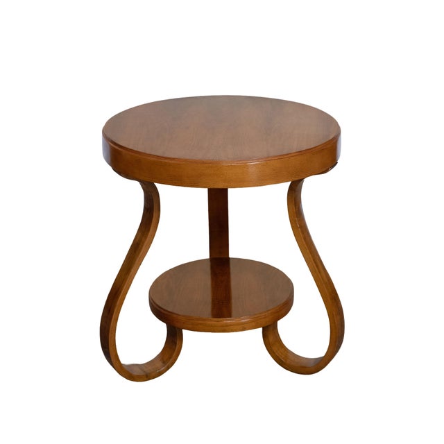 Art Deco Round Occasional or Side Table From Italy For Sale In Austin - Image 6 of 9