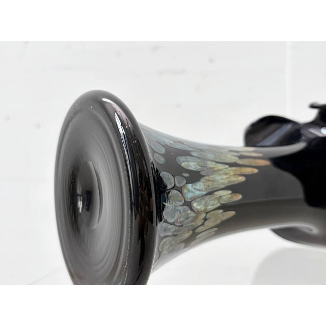 Iridescent Eisch Studio Glass Vase, 1970s For Sale - Image 15 of 16