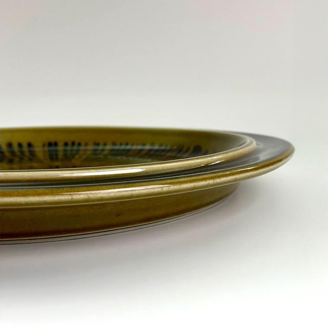 Large Ceramic Dish from Arabia Finland, 1960s For Sale - Image 4 of 6