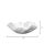 Modern Peony Bowl, Large in White For Sale - Image 3 of 7