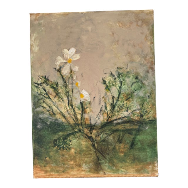 Original Oil on Canvas Floral Art by Michelle Collins For Sale
