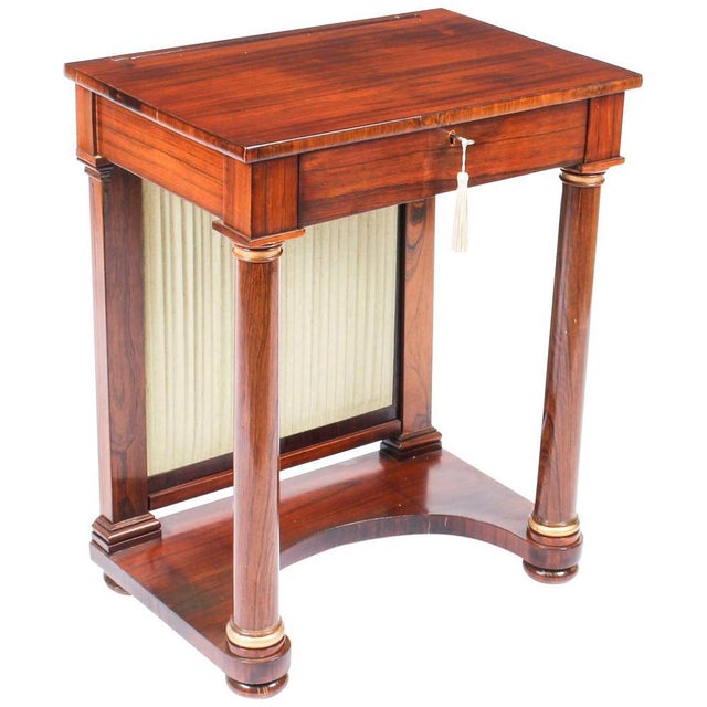 English Empire Console or Writing Table, 19th Century For Sale - Image 18 of 18