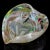 Beautiful vintage Murano hand blown silver leaf with confetti decoration Italian art glass heart shaped bowl. The piece...