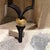 1950s Wall Console Table Mexican Modernist Prouve Era Forged Iron Bronze Blue Stone For Sale - Image 5 of 10